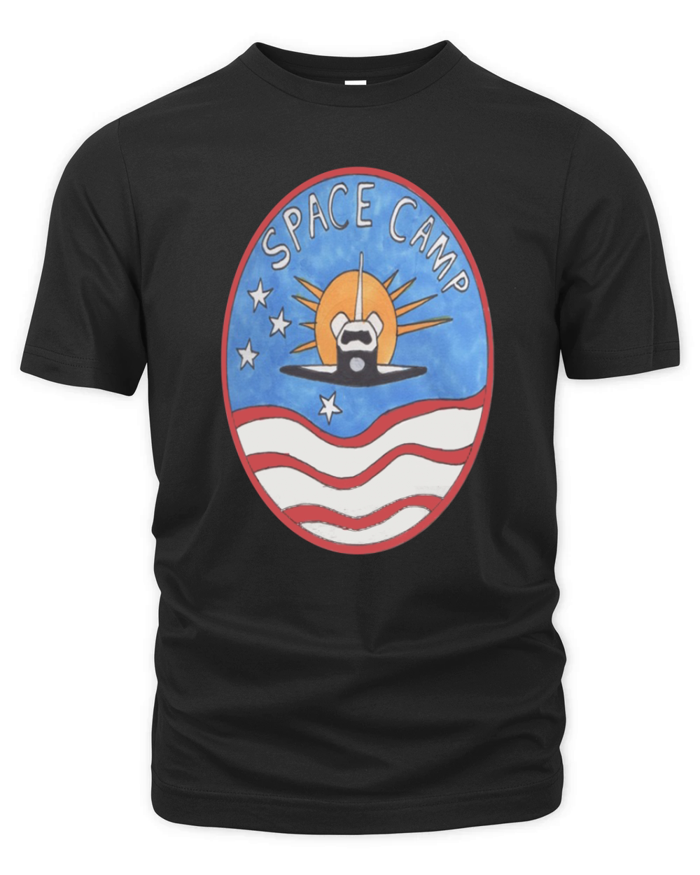 1986 SPACE CAMP LOGO BY153154 Organic Unisex T-shirt