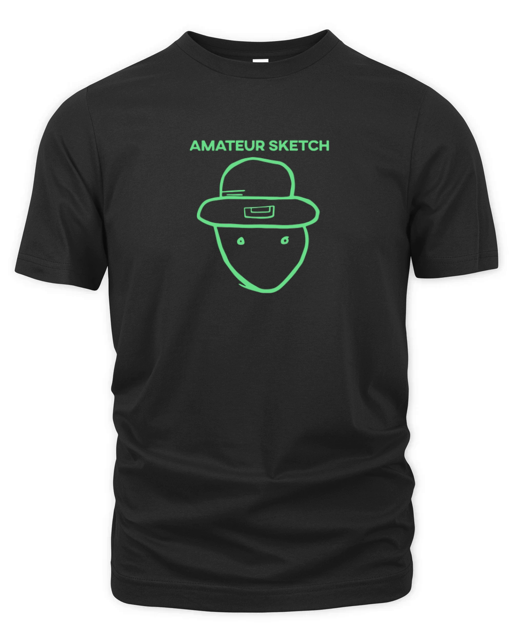 Amateur Leprechaun Sketch Mobile Alabama St Patrick Organic Unisex T-shirt