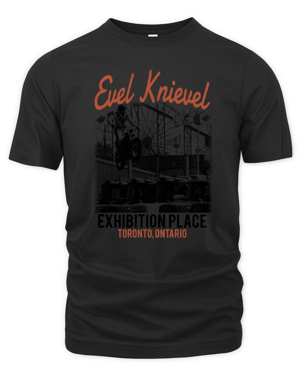 Evel Knievel Exhibition Place Organic Unisex T-shirt