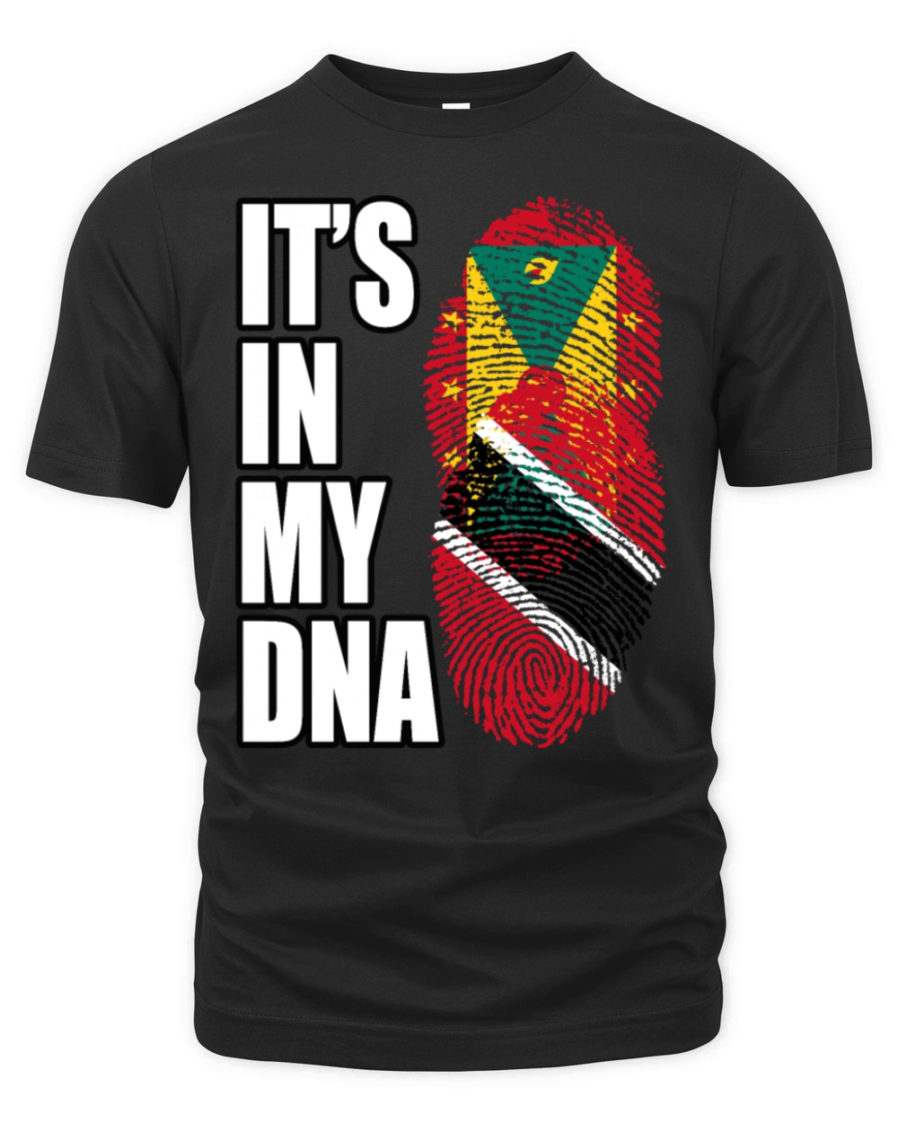 Grenadian And Trinidad Tobago Mix Heritage DNA Fla Organic Unisex T-shirt