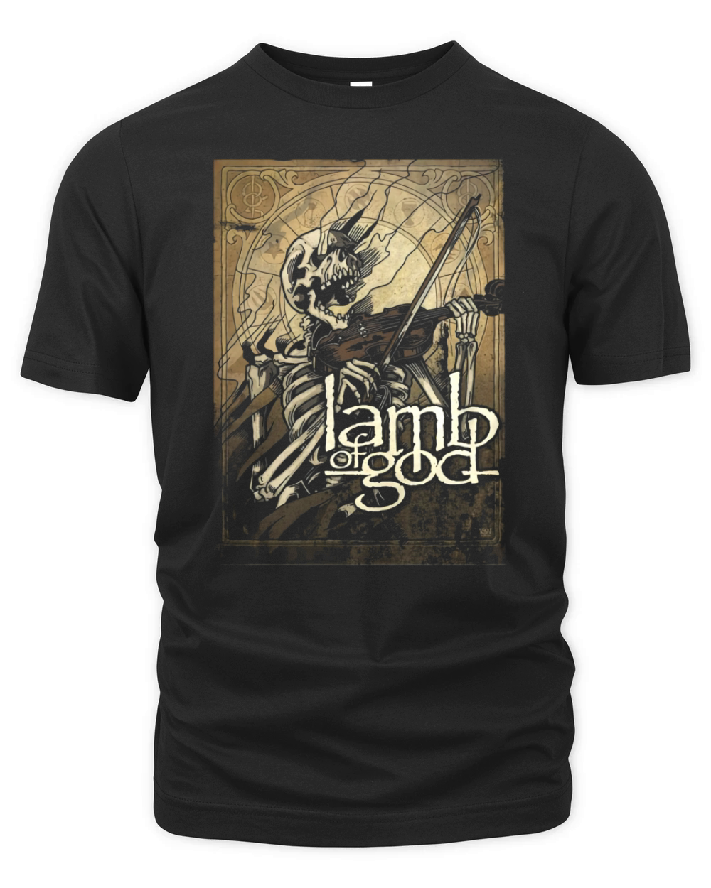 Vintage Lamb Of God Art Organic Unisex T-shirt