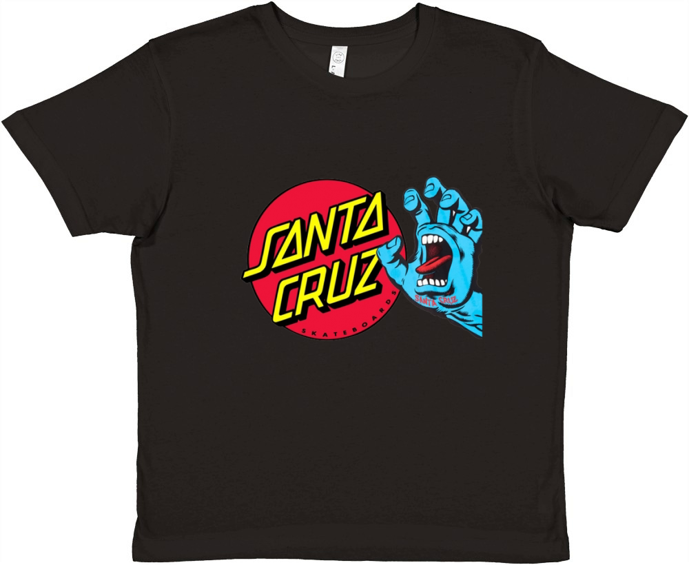 santa cruz Premium Kids Crewneck T-shirt