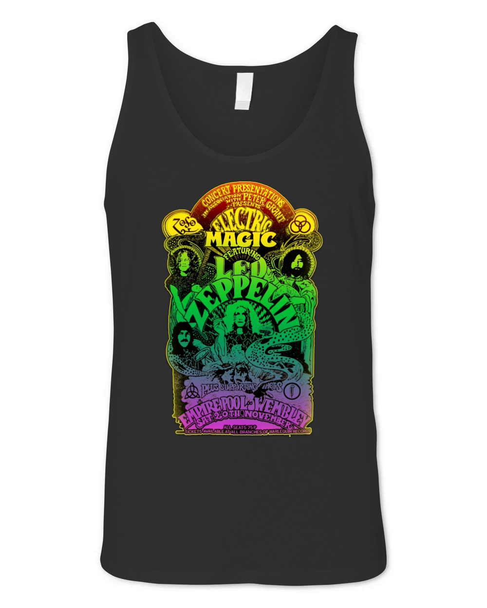 Electric Magic Led Zeppelin Unisex Jersey Tank