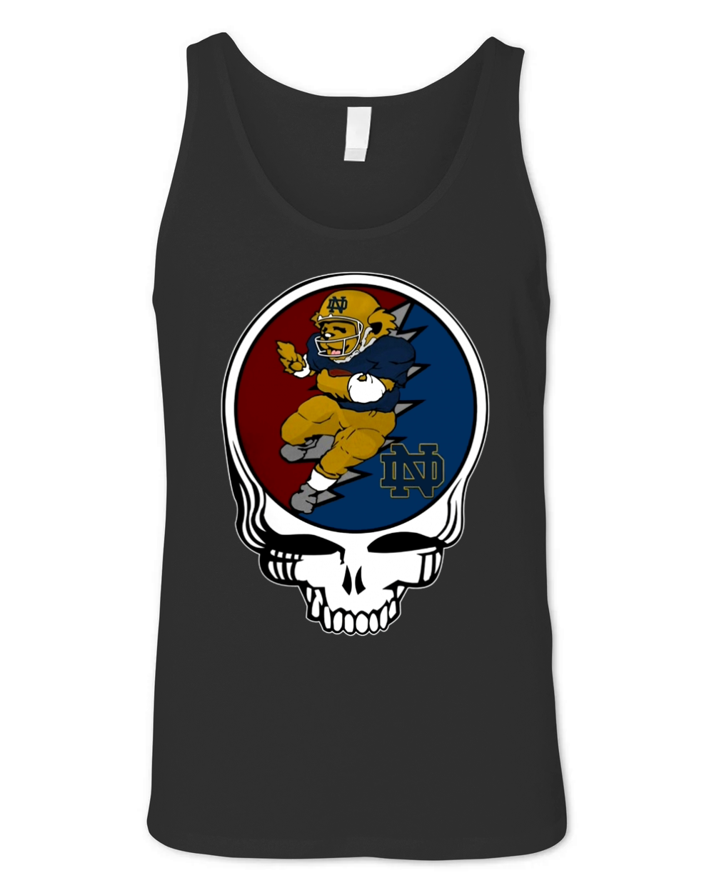 GratefulDead Tshirt Notre Dame Fighting Irish Unisex Jersey Tank