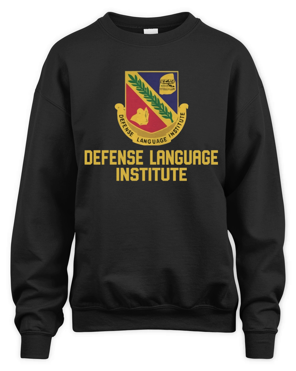 Defense Language Institute. Unisex Premium Crewneck Sweatshirt