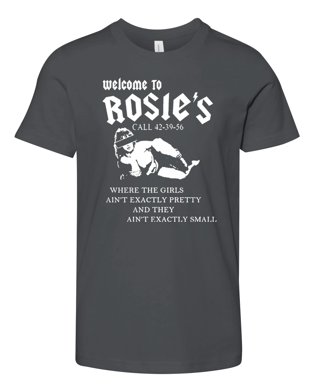 ACDC inspired Whole Lotta Rosie inspired Youth Unisex Jersey Tee