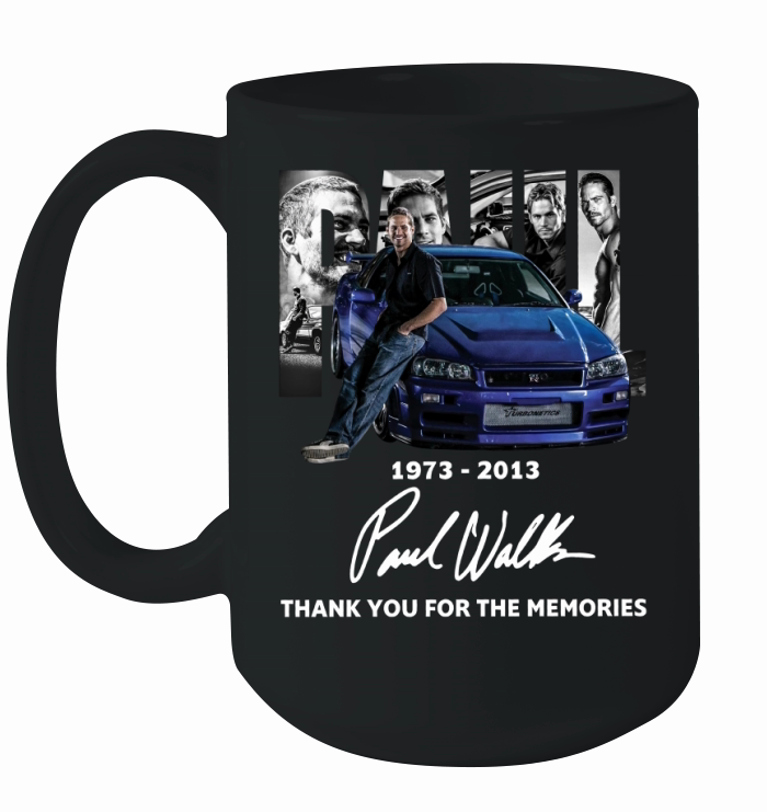 1973 2013 Paul Walker thank you for the memories Ceramic Mug