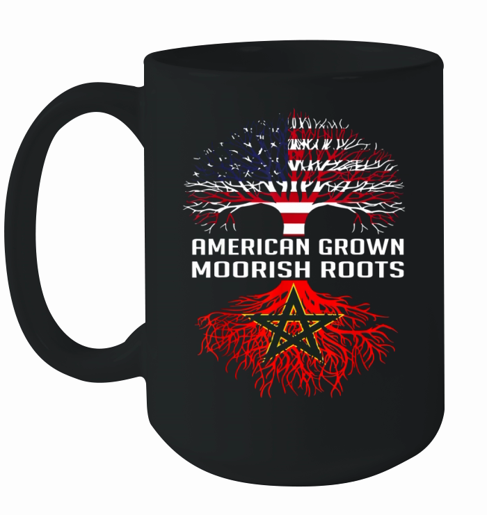 American Grown Moorish Roots Proud Moors Moorish Moroccan Ceramic Mug