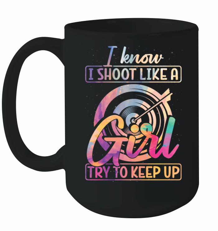 Archery Bow Archer Girl Vintage Ceramic Mug