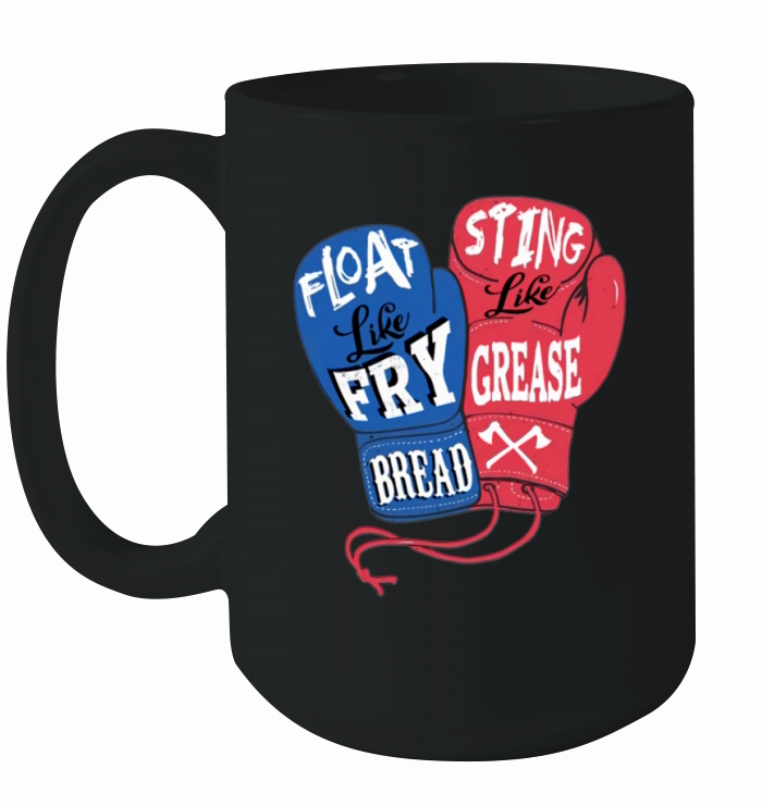 Boxing Float Like Fry Bread Sting Like Grease Ceramic Mug