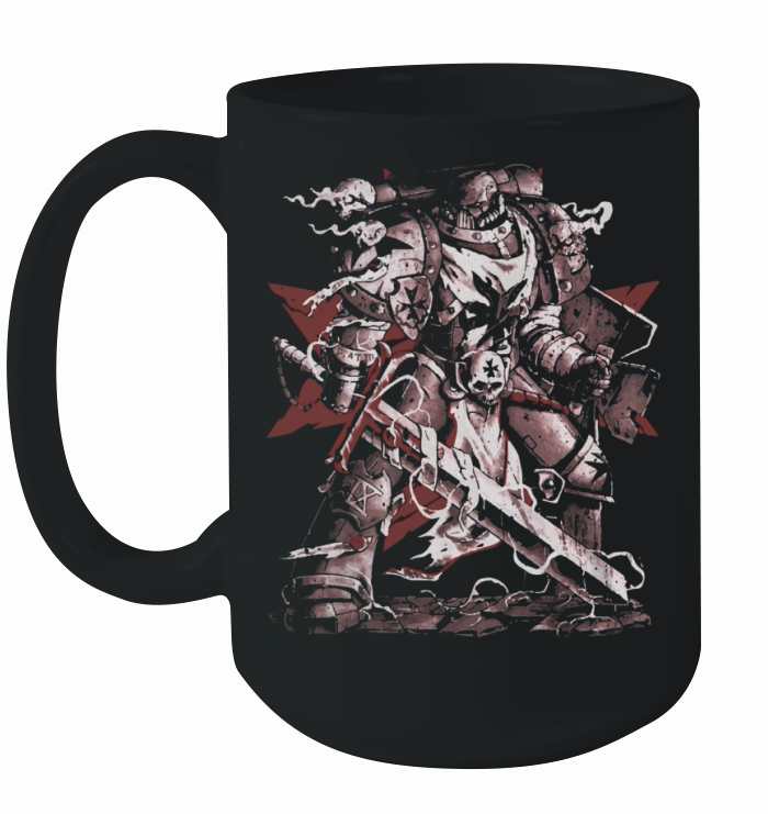 Warrior Shirt - Warhammer Black Templars - Warrior Ceramic Mug