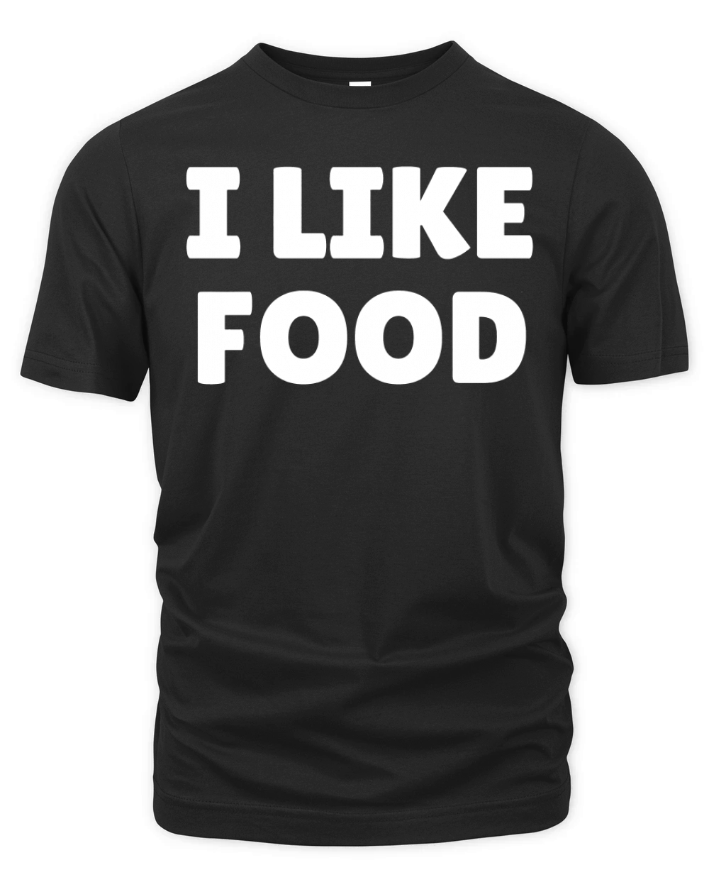 I LIKE FOOD Shirt for Food Lovers Organic Unisex T-shirt