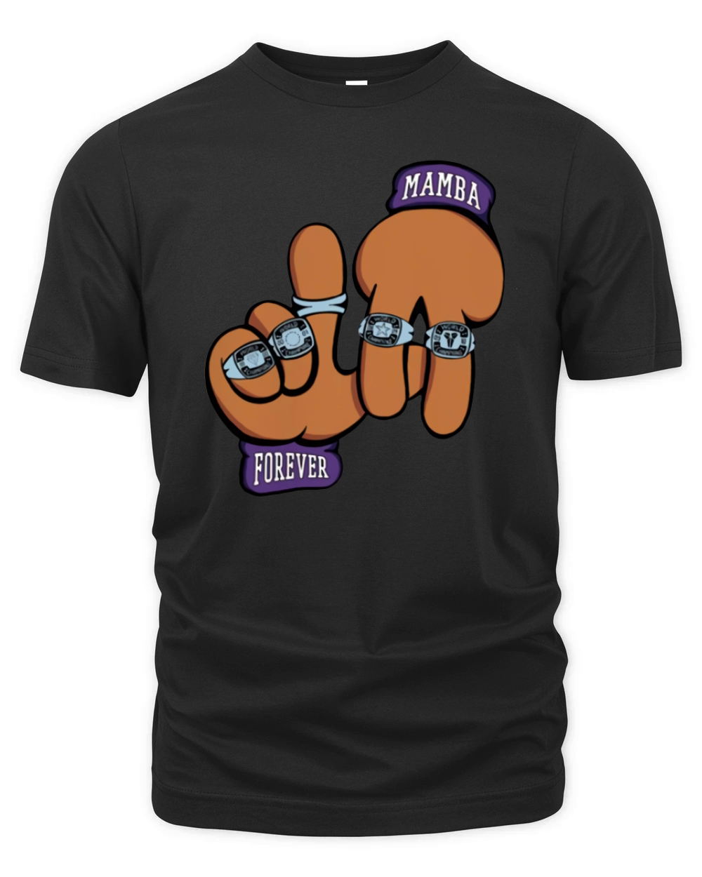 Mamba Day X Puppet La Hands  Forever Mamba Organic Unisex T-shirt