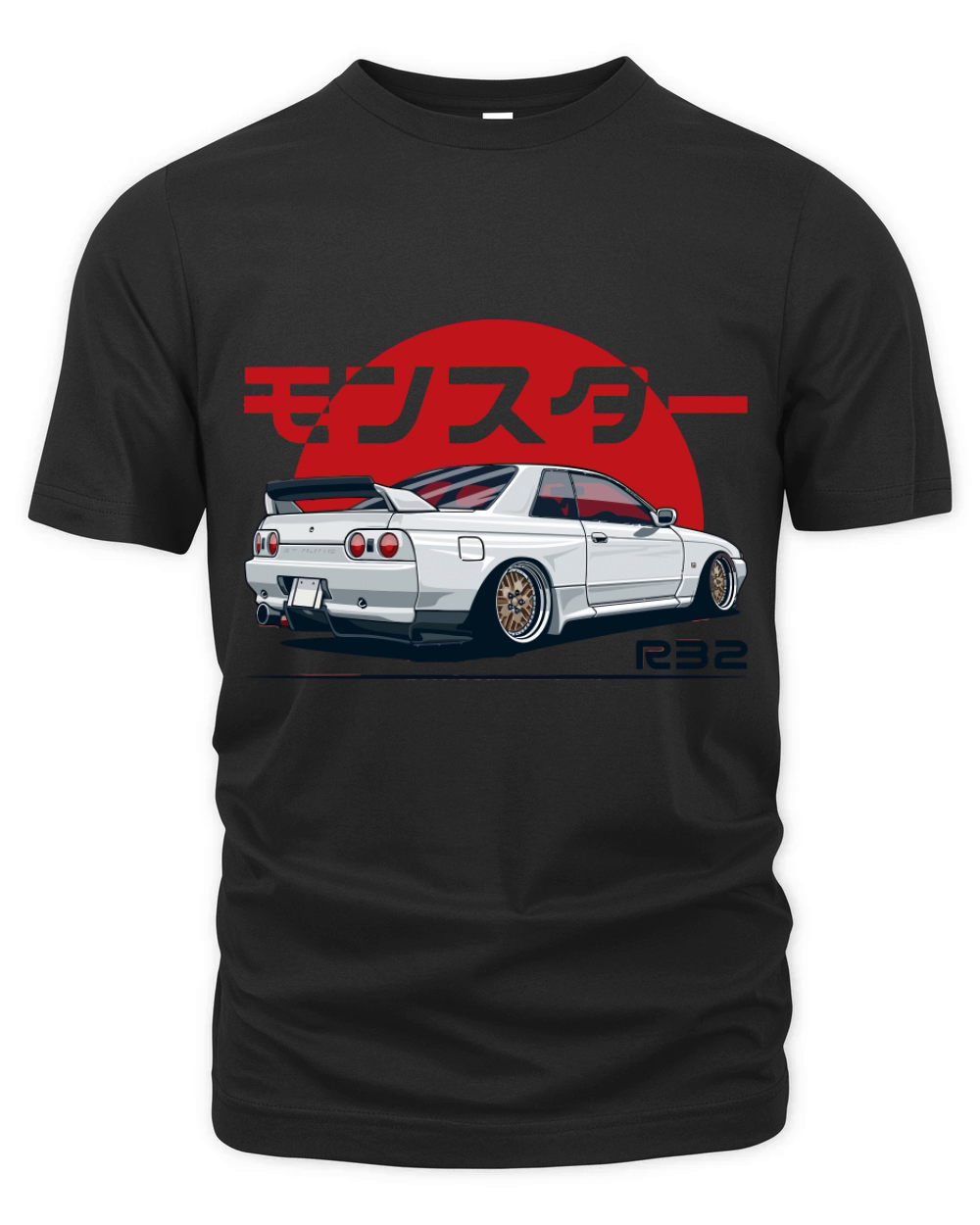 Monster Skyline R32 GTR Organic Unisex T-shirt