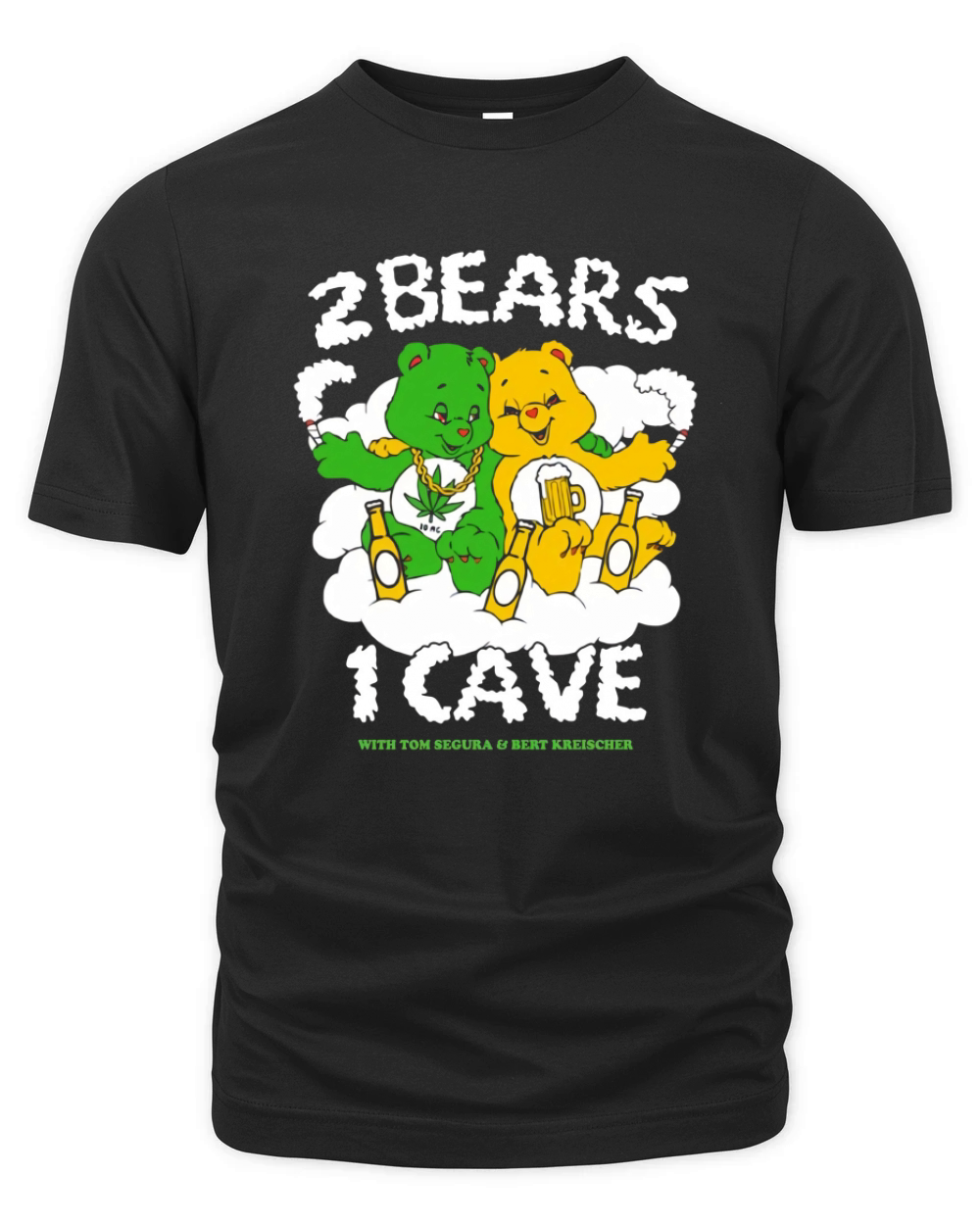 Official 2 bears 1 cave with tom segura and bert kreischer shirt Organic Unisex T-shirt