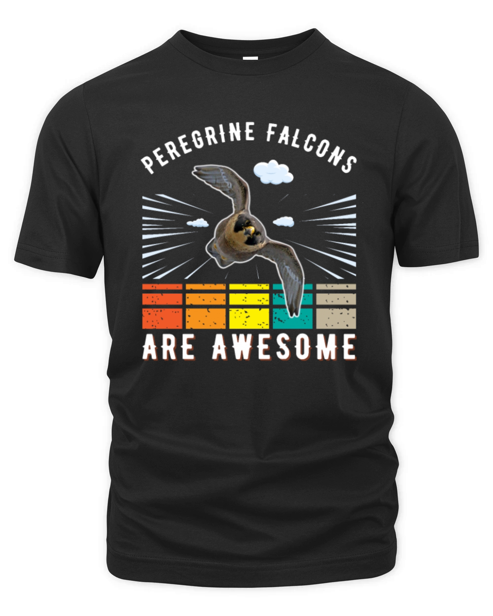 Peregrine Falcon fast flying fastest vintage Organic Unisex T-shirt