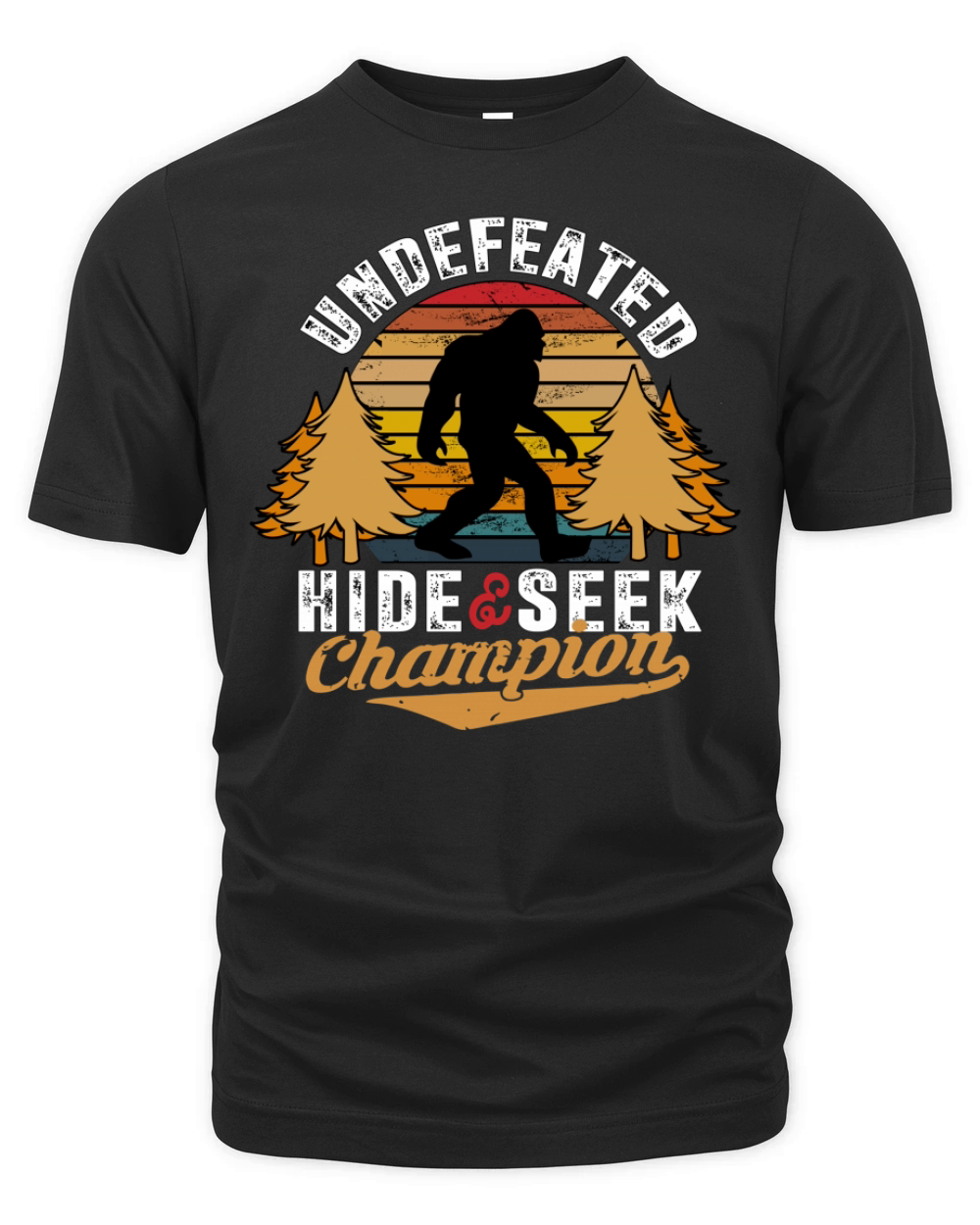 Undefeated Hide And Seek World Champion Organic Unisex T-shirt