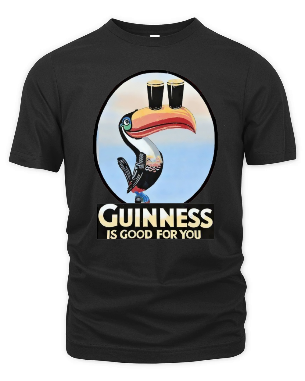 VINTAGE GUINNESS TOUCAN Organic Unisex T-shirt