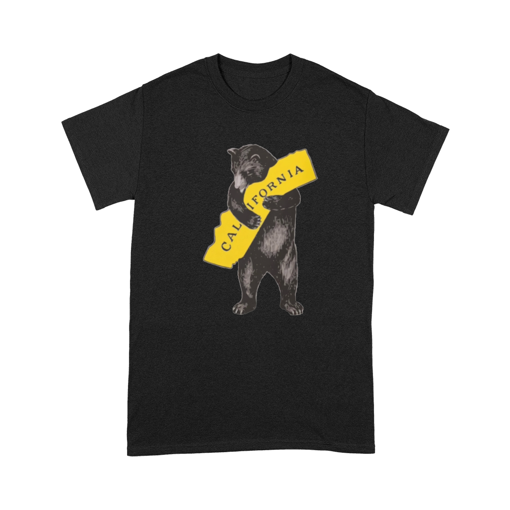 VINTAGE CALIFORNIA BEAR HUG ILLUSTRATION Premium T-shirt