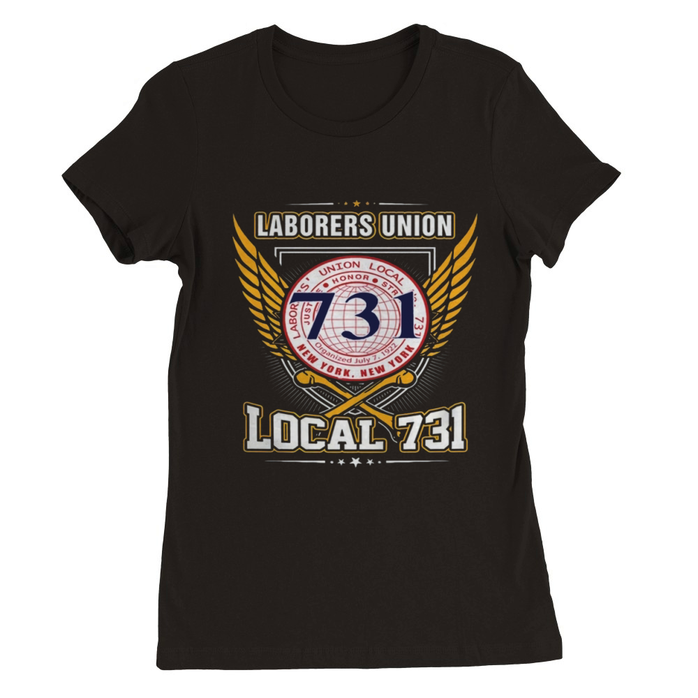 Liuna Laborer Local 731 - Laborers Union Premium Womens Crewneck T-shirt