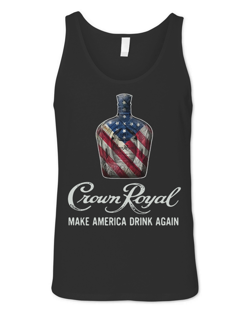 Crown Royal make America drink again Unisex Jersey Tank
