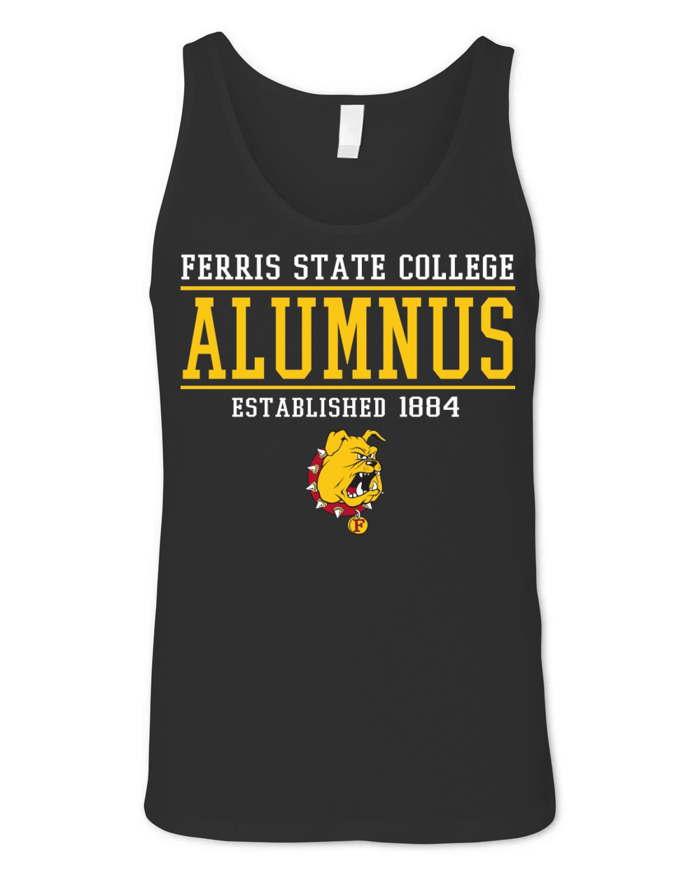 Ferris State College Alumnus Unisex Jersey Tank