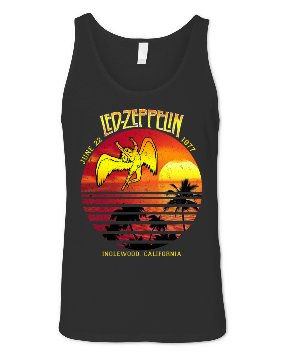 LED ZEPPELIN SUNSET Unisex Jersey Tank