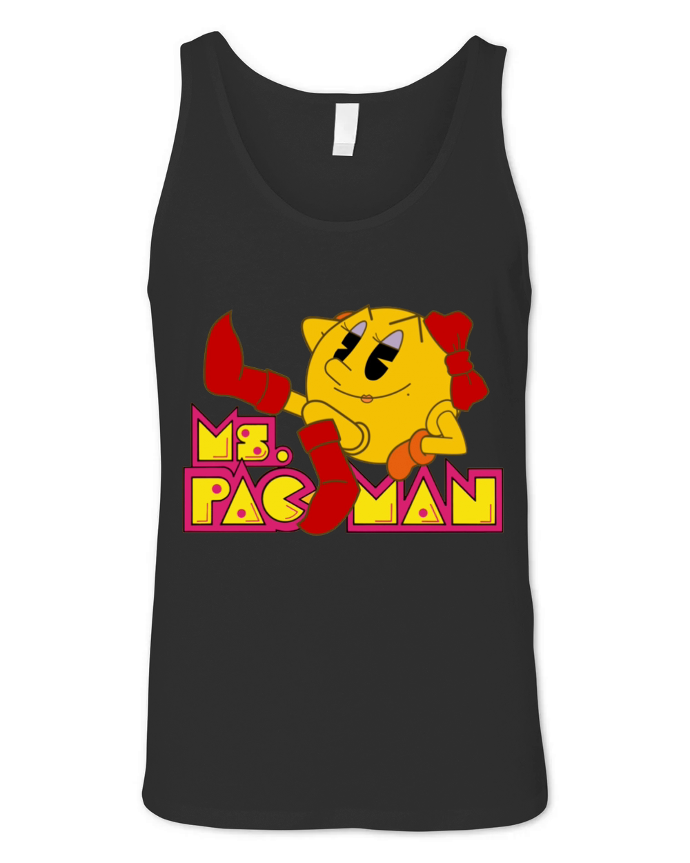 Ms. Pac Man Shirt T-Shirt Unisex Jersey Tank