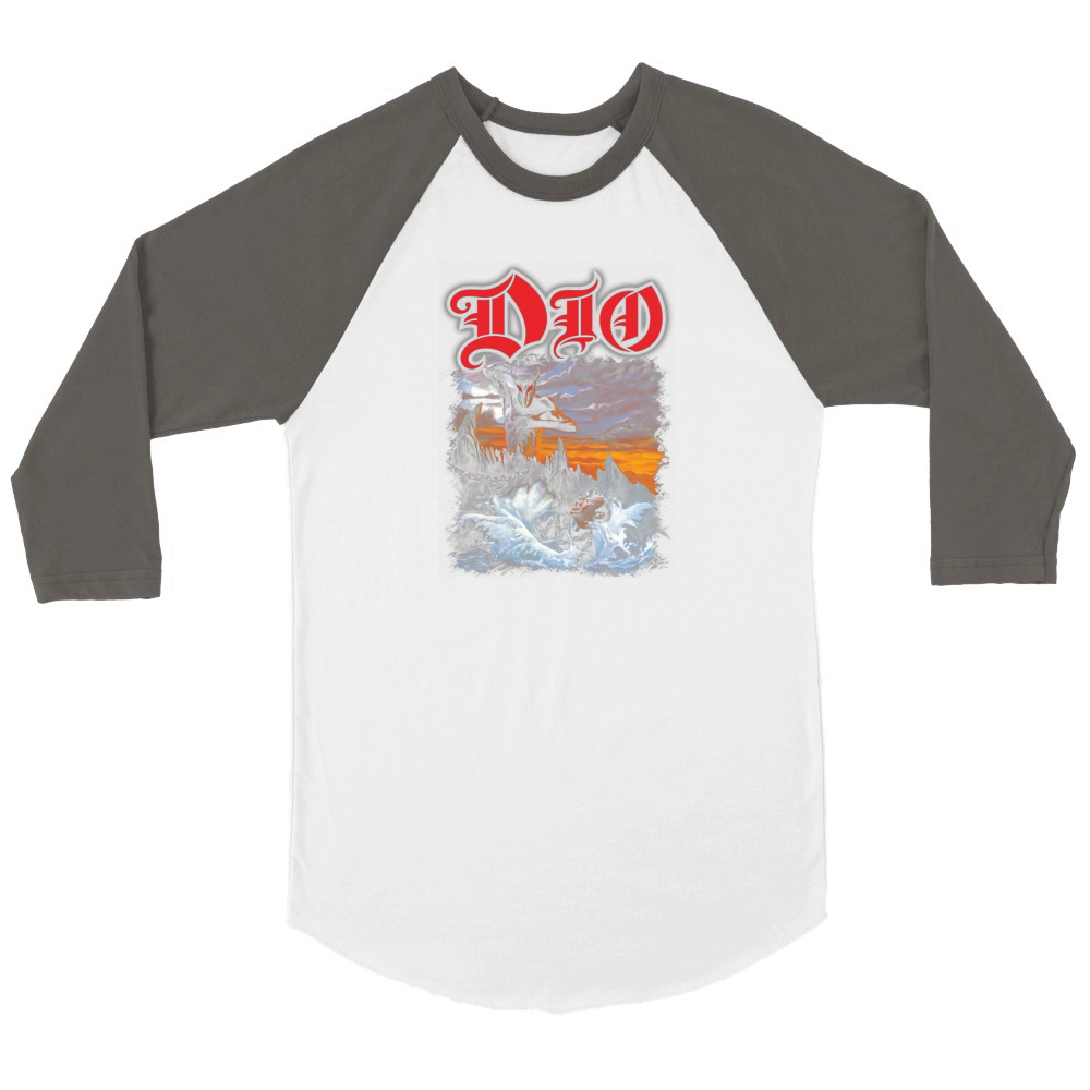Ronnie James Dio Fans Holy Diver Unisex ¾ sleeve Raglan T-shirt