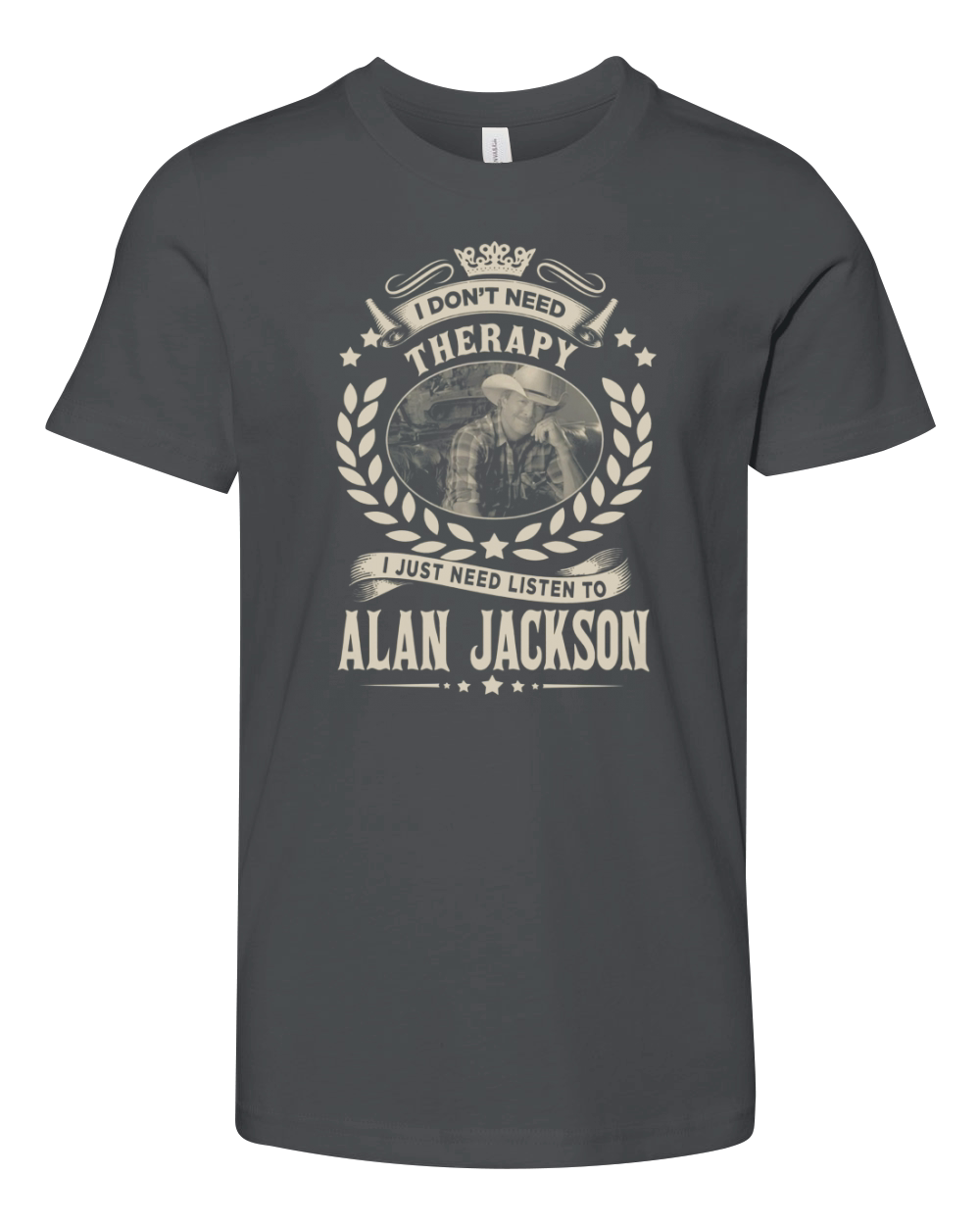 Alan Jackson Youth Unisex Jersey Tee