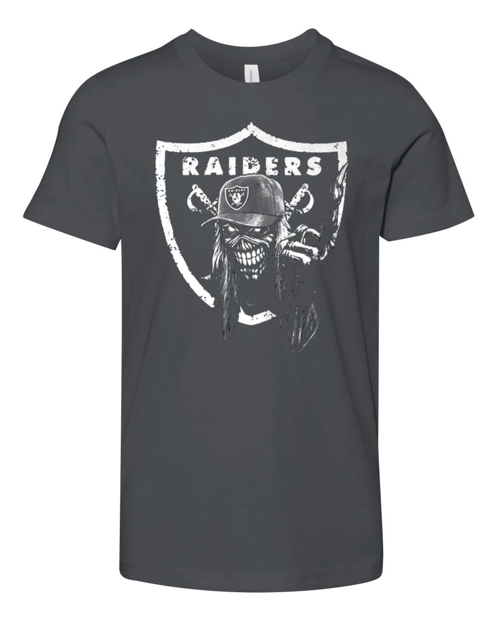 COOL RAIDERS SHIRT WITH EDDIE FROM IRON MAIDEN Youth Unisex Jersey Tee