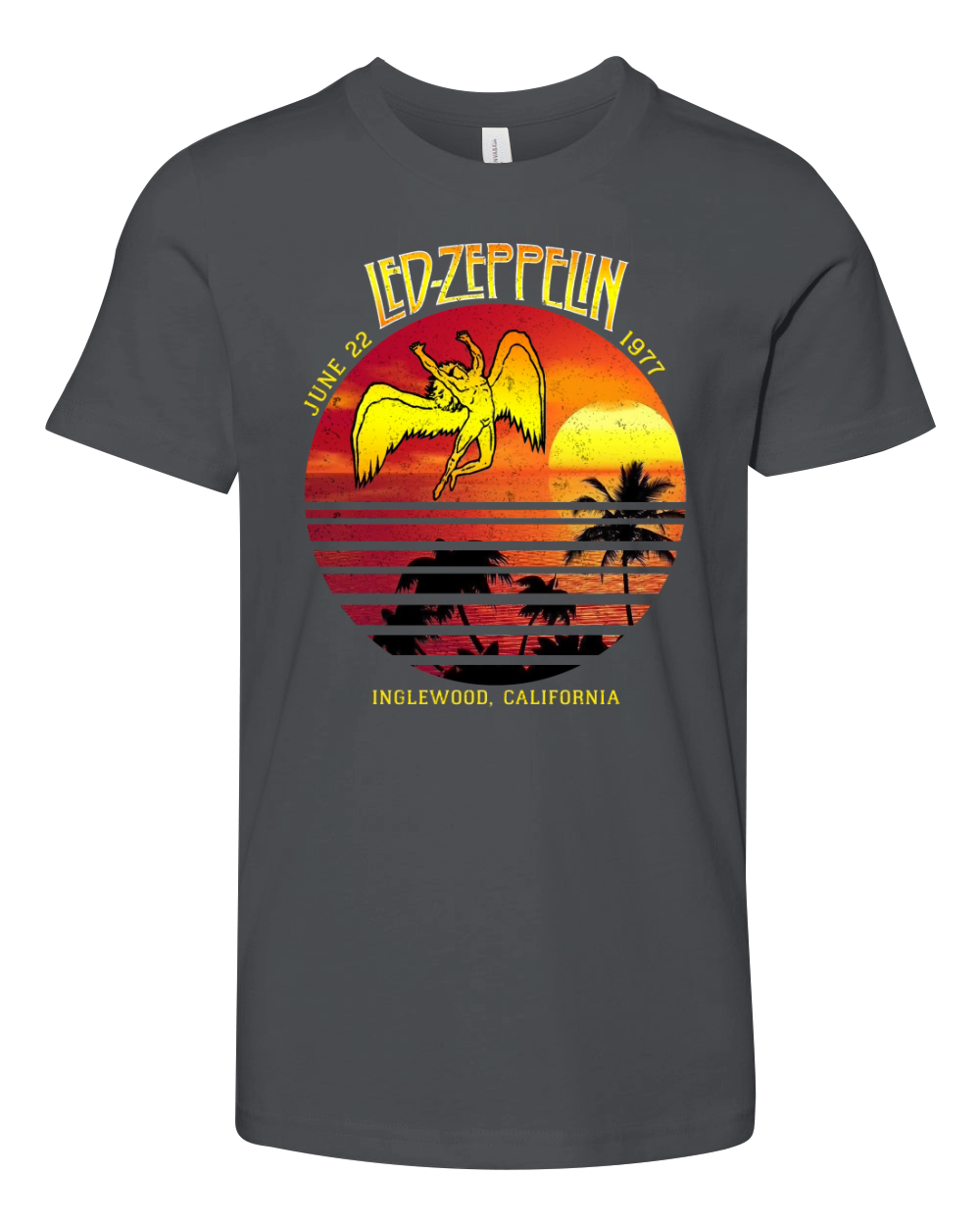 LED ZEPPELIN SUNSET Youth Unisex Jersey Tee