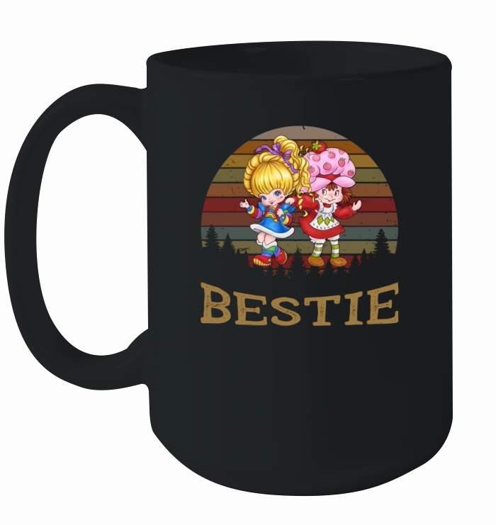 Bestie Strawberry Shortcake Vintage Ceramic Mug
