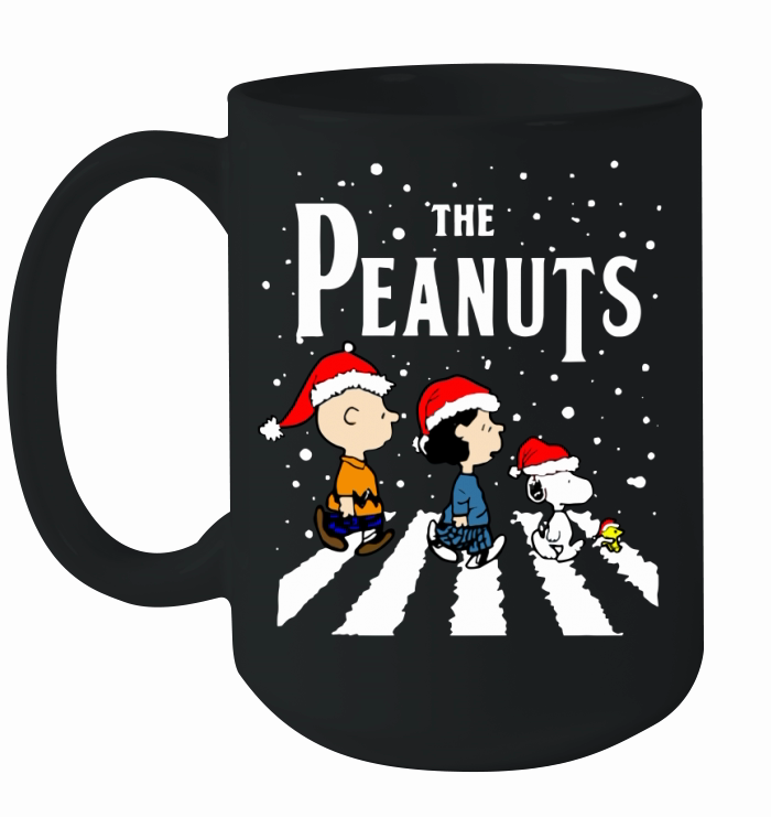 The Peanuts Abbey Road Christmas Snoopy Ceramic Mug