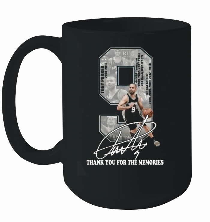 Tony Parker 2001 2018 thank you for the memories Ceramic Mug
