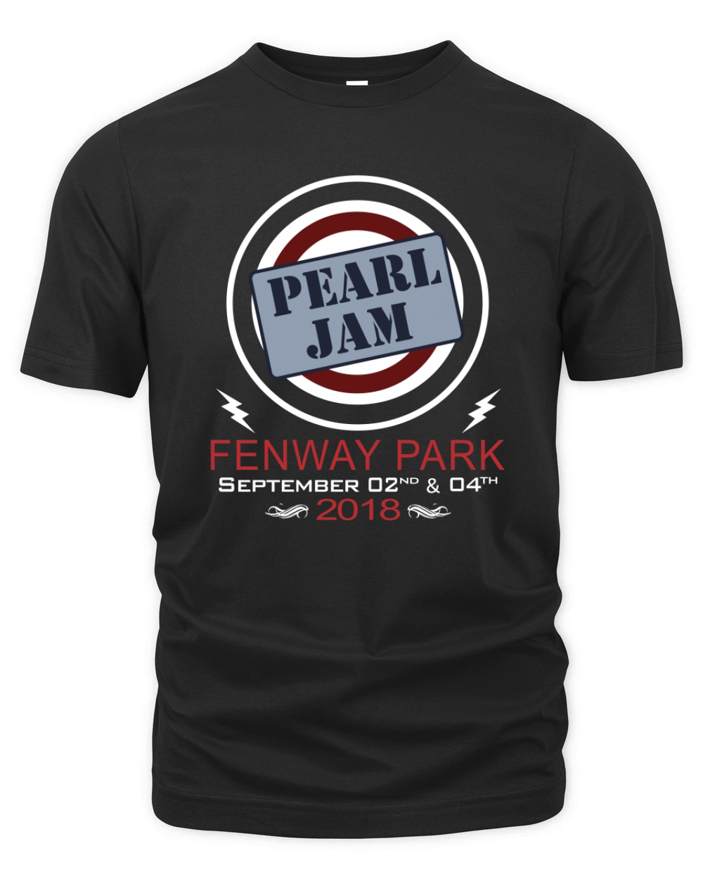 Pearl Jam 2018 Fenway Park Concert Organic Unisex T-shirt