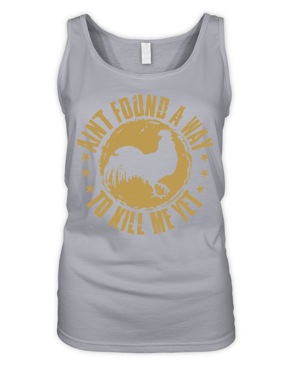 Ain't found a way to kill me yet rooster Organic Women's Tank Top
