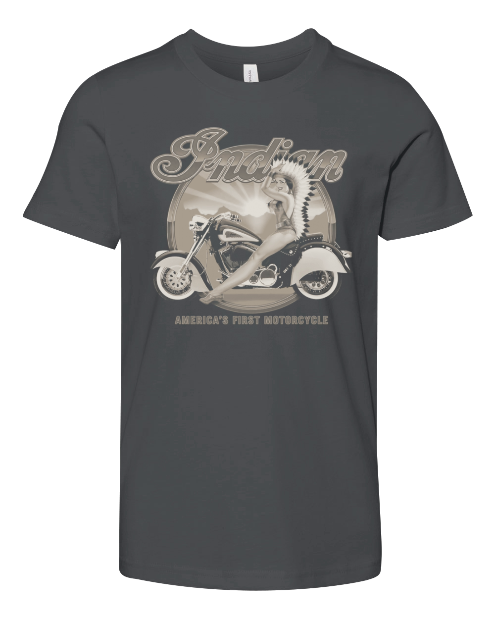 Indian Motorcycles. Youth Unisex Jersey Tee