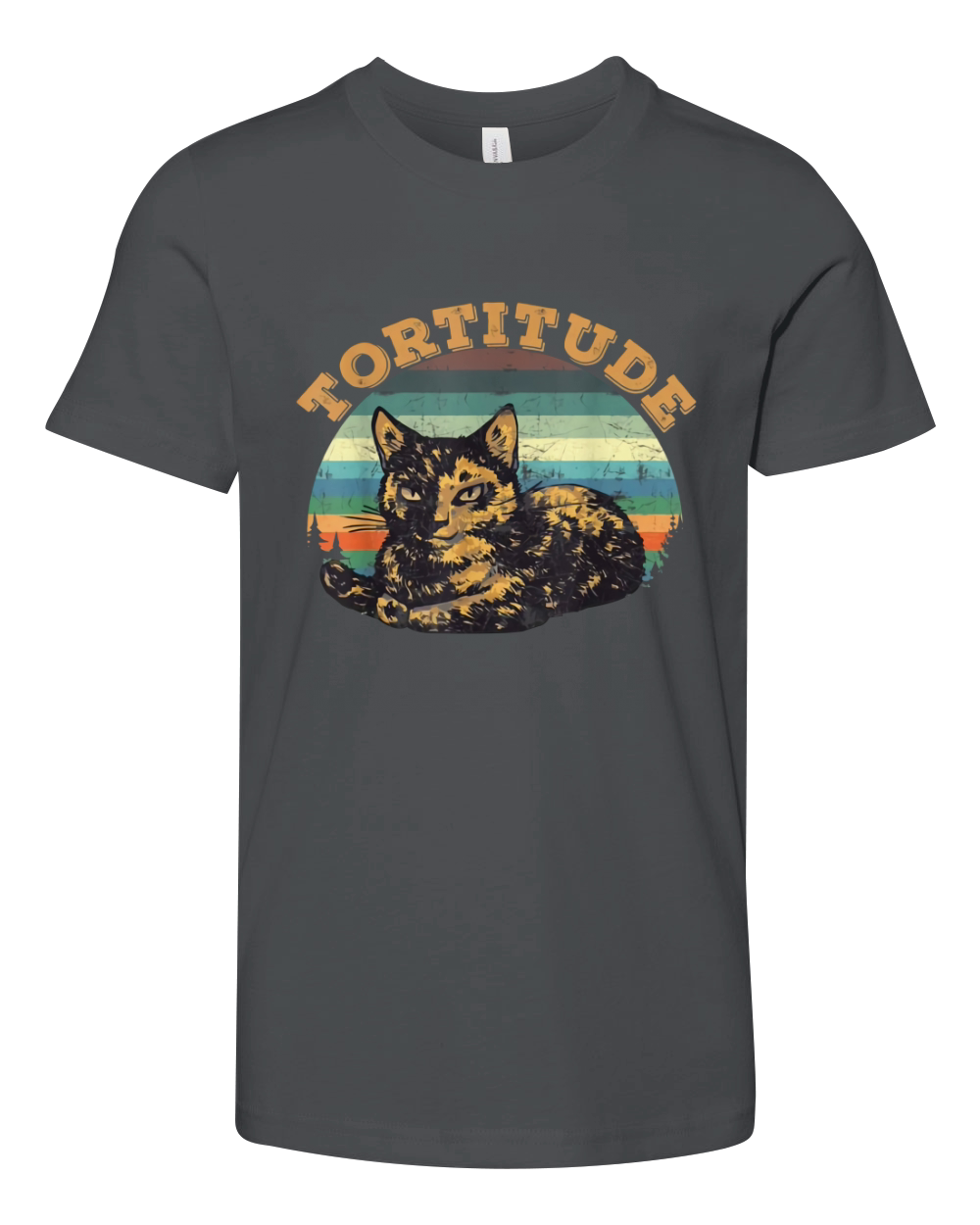 Tortitude cat torties are tortoiseshell kitty Youth Unisex Jersey Tee