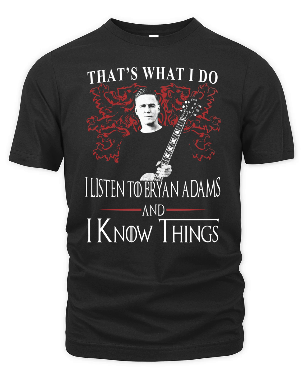 Bryan Adams I KNOW THINGS Organic Unisex T-shirt