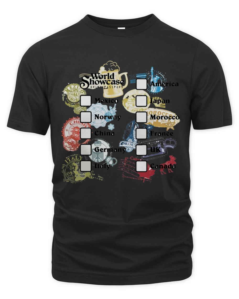 Drink Around the World-EPCOT Passport Shirt Organic Unisex T-shirt