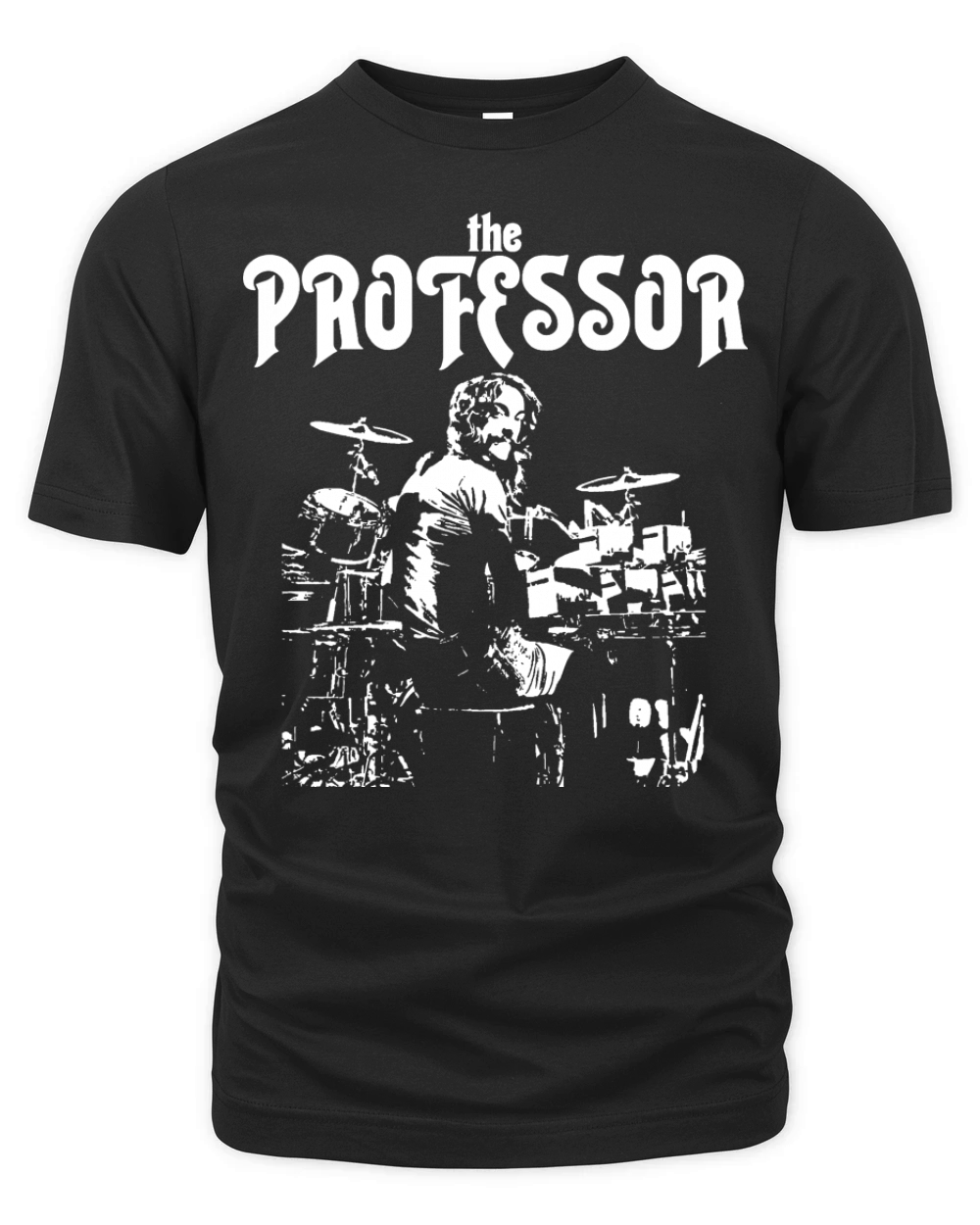 Neil Peart The Professor Drummer Organic Unisex T-shirt