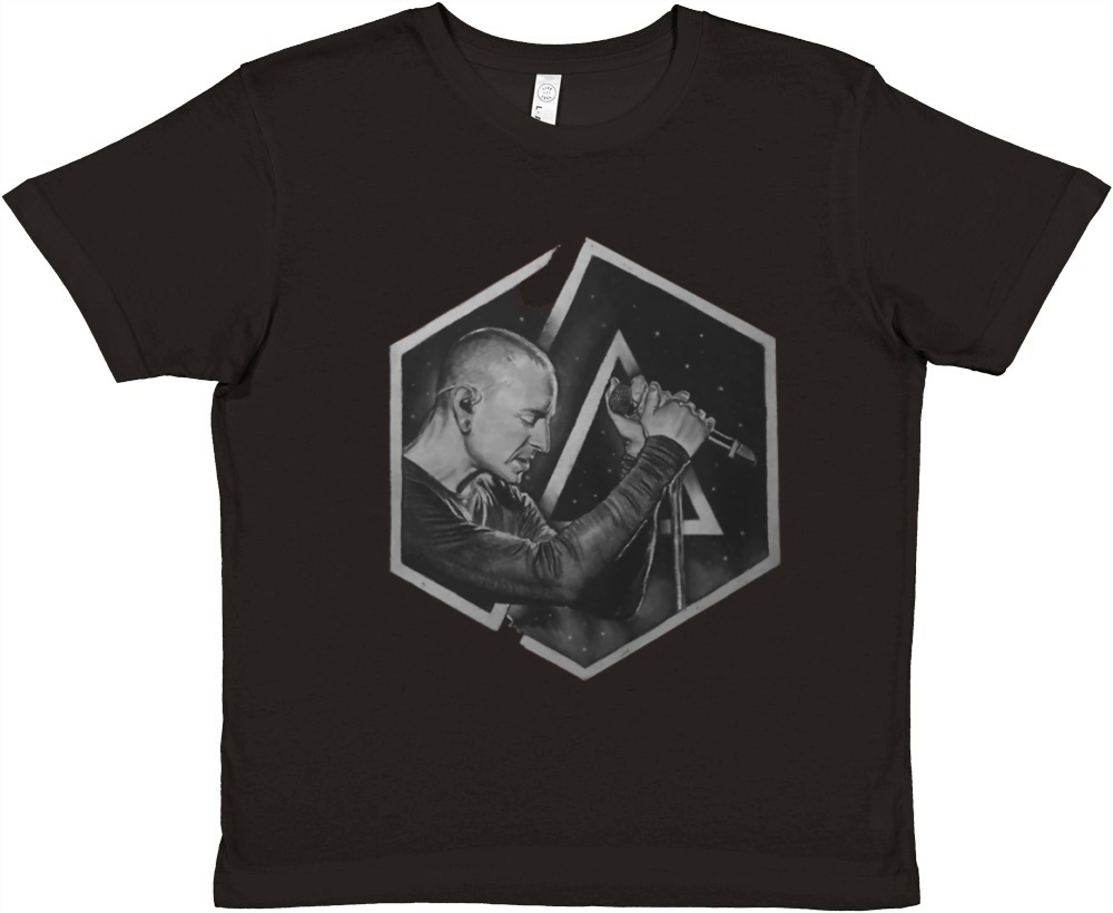 Chester Bennington Tribute Premium Kids Crewneck T-shirt