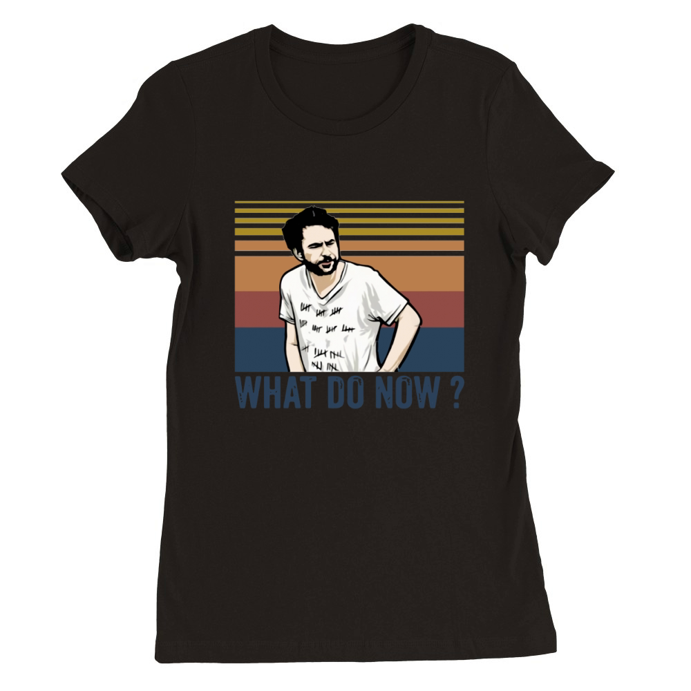 Charlie Kelly what do now vintage Premium Womens Crewneck T-shirt