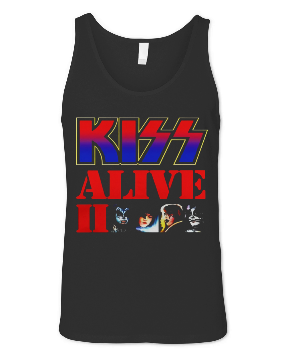 KISS - 1977 Alive II T-Shirt Unisex Jersey Tank