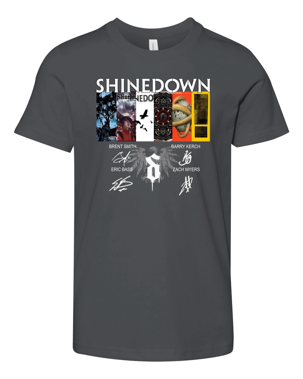 Shinedown 19th Anniversary 2001 2020 signature Youth Unisex Jersey Tee