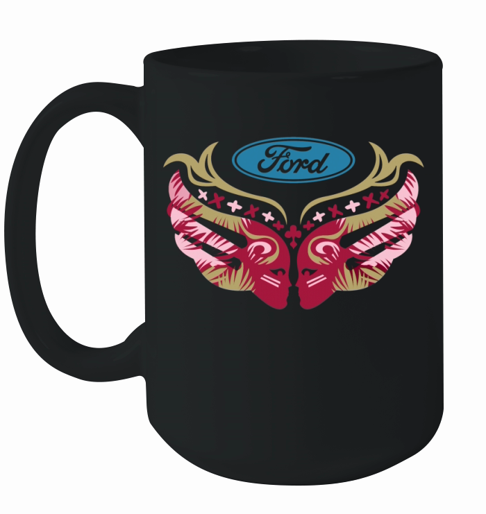 ford cares warriors in pink t shirt Ceramic Mug