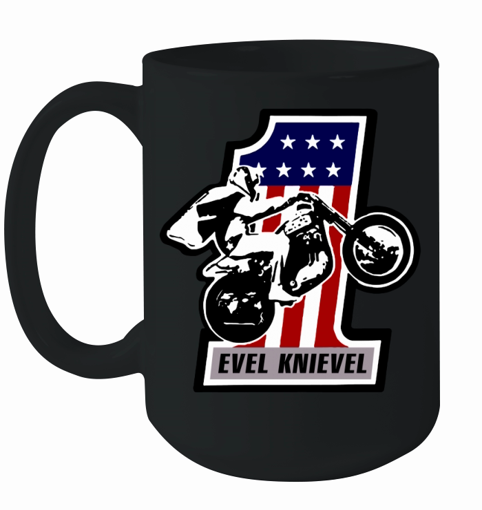 One Evel Knievel Ceramic Mug