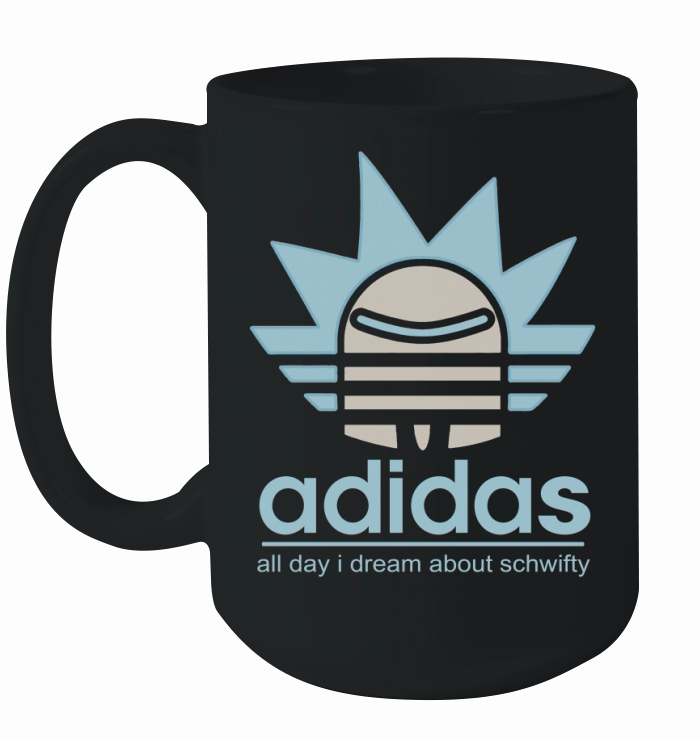 rick and morty adidas hoodie Ceramic Mug