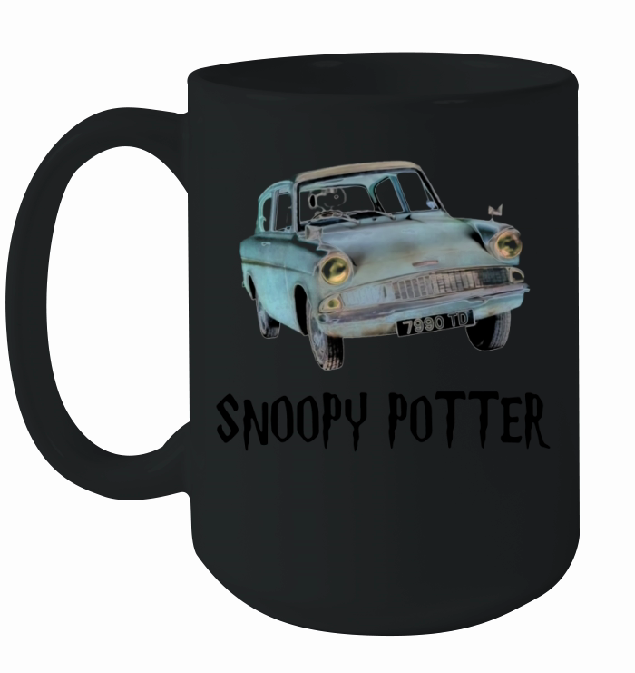 Snoopy driving Harry Potter t-shirt Ceramic Mug